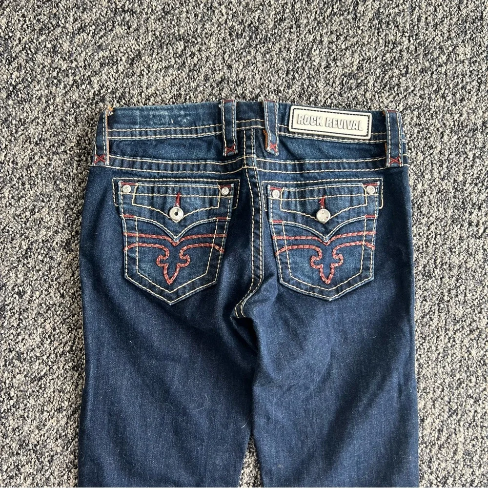 ROCK REVIVAL Alivia Dark Blue Jeans - Picture 8 of 14